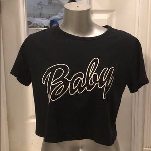 Cropped “Baby” T-shirt